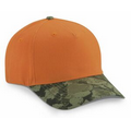 5 Panel Cotton Twill With BS Camo Visor and Loop Tape Closure